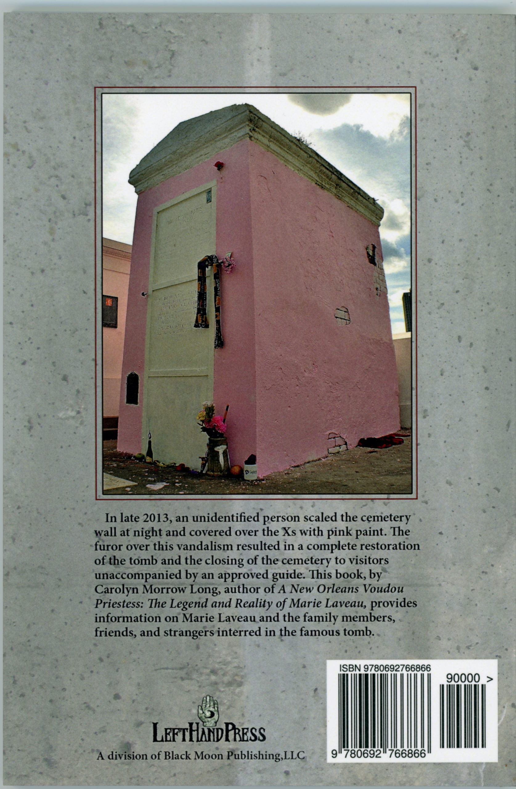 2016 The Tomb of Marie Laveau back cover